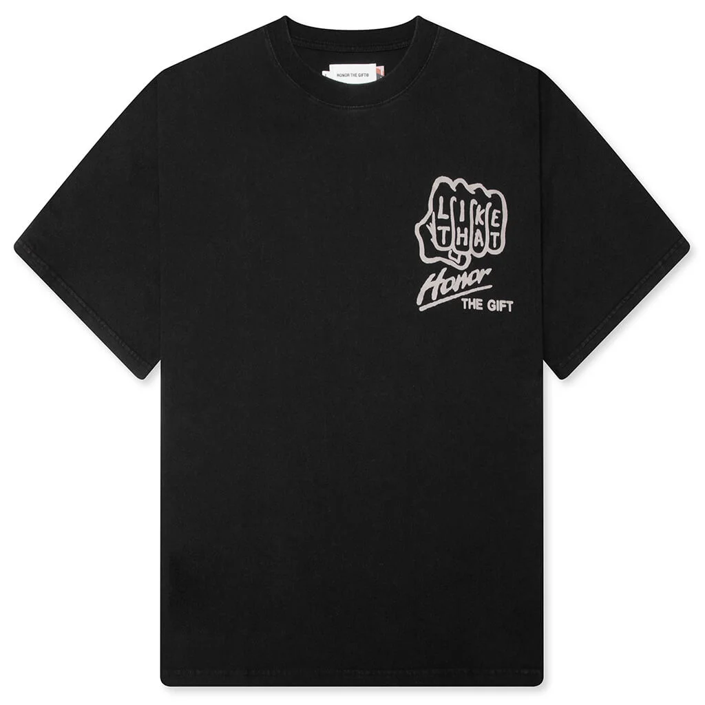 LIKE THAT TEE - BLACK - 1