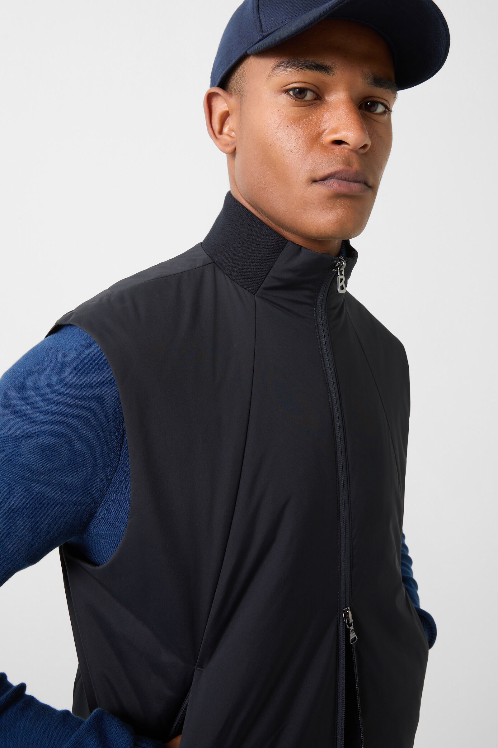 Lenny Vest in Navy blue - 6