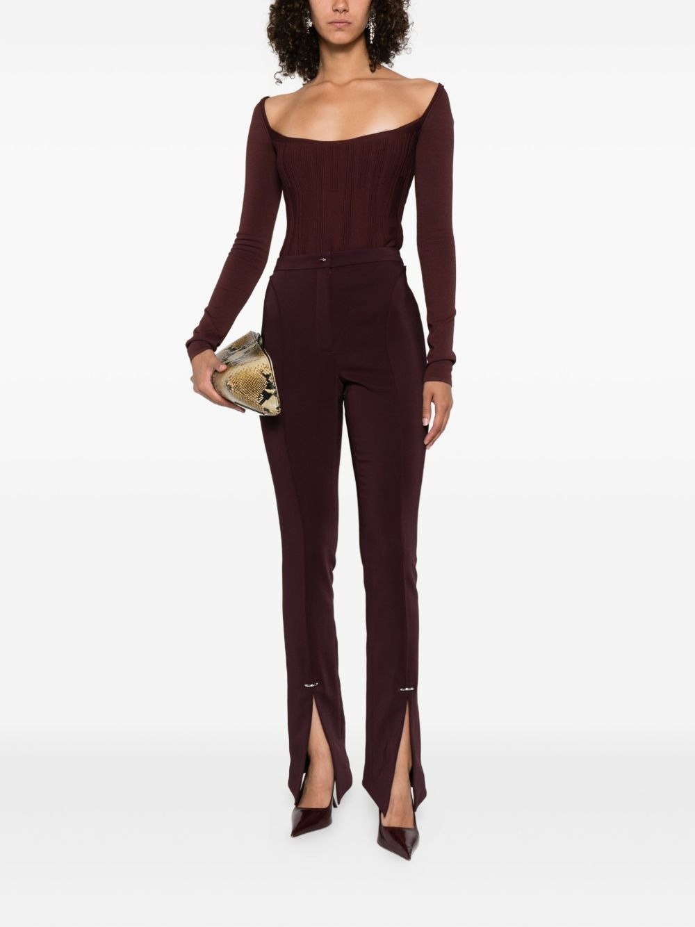 split-hem trousers - 2
