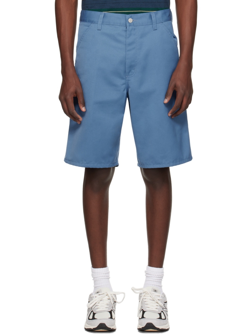Blue Simple Shorts - 1