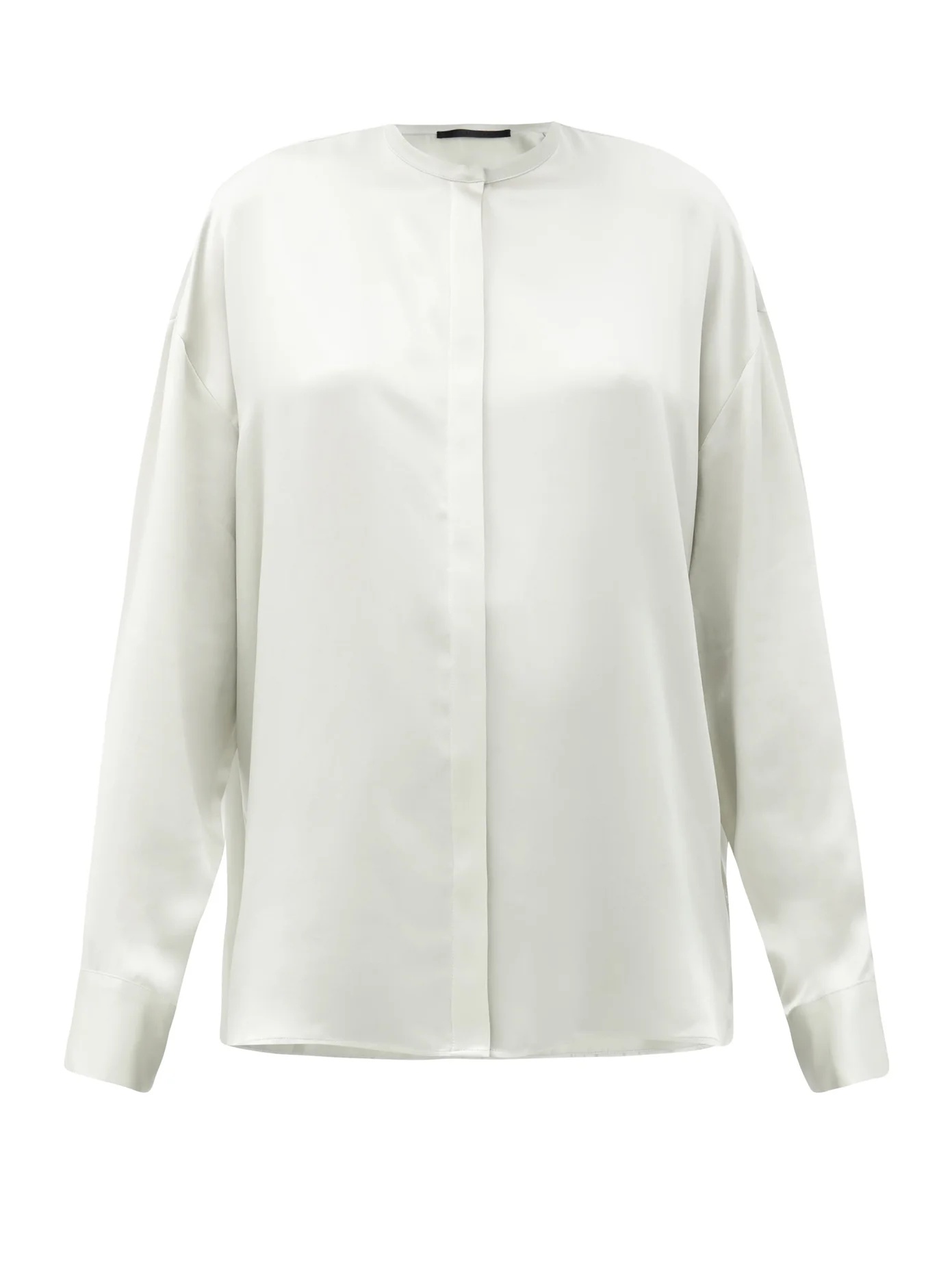 Dali stand-collar silk shirt - 1