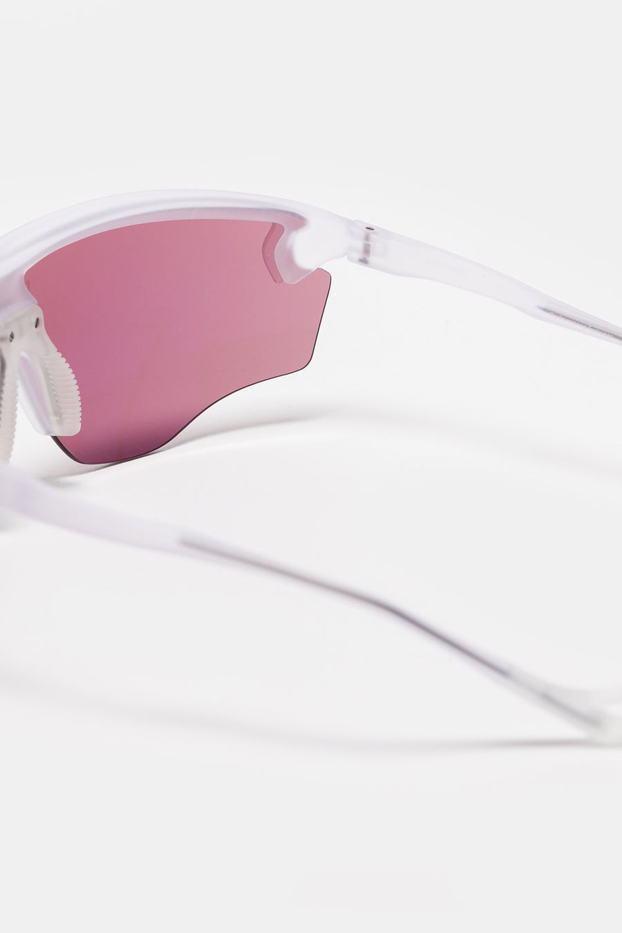 Junya Racer Sunglasses in Clear/D+ Black Rose - 3