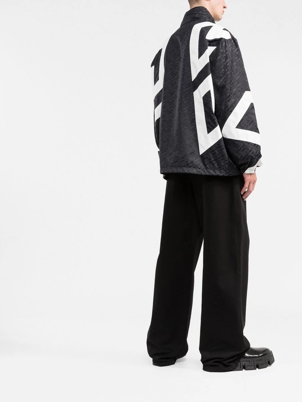 La Greca print windbreaker - 4