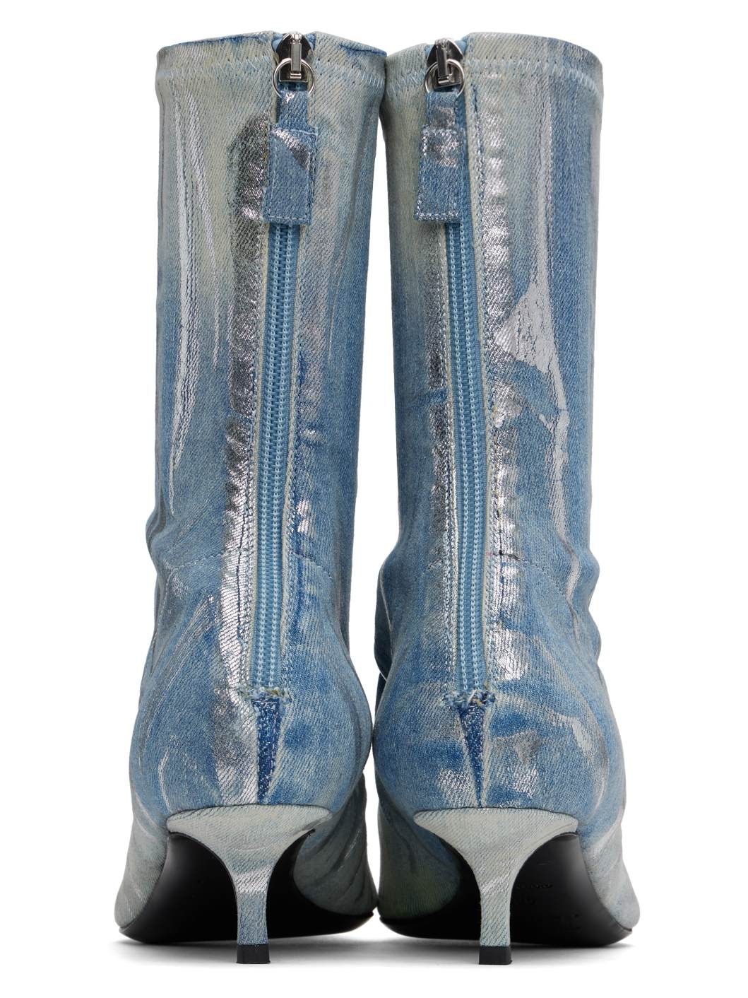 Blue D-Venus Kittie Bt Boots - 2