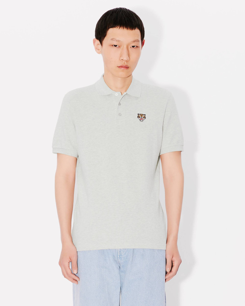 'KENZO Lucky Tiger' embroidered polo in organic cotton 3