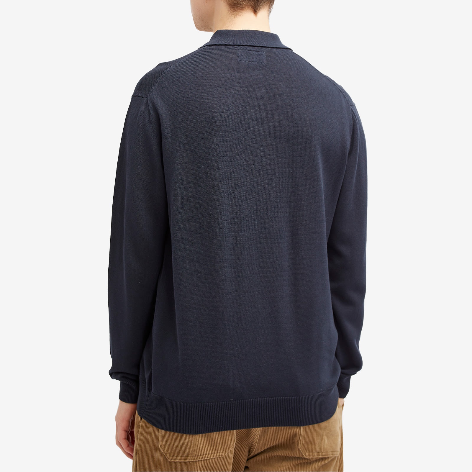 Beams Plus 12g Knit Long Sleeve Polo - 3