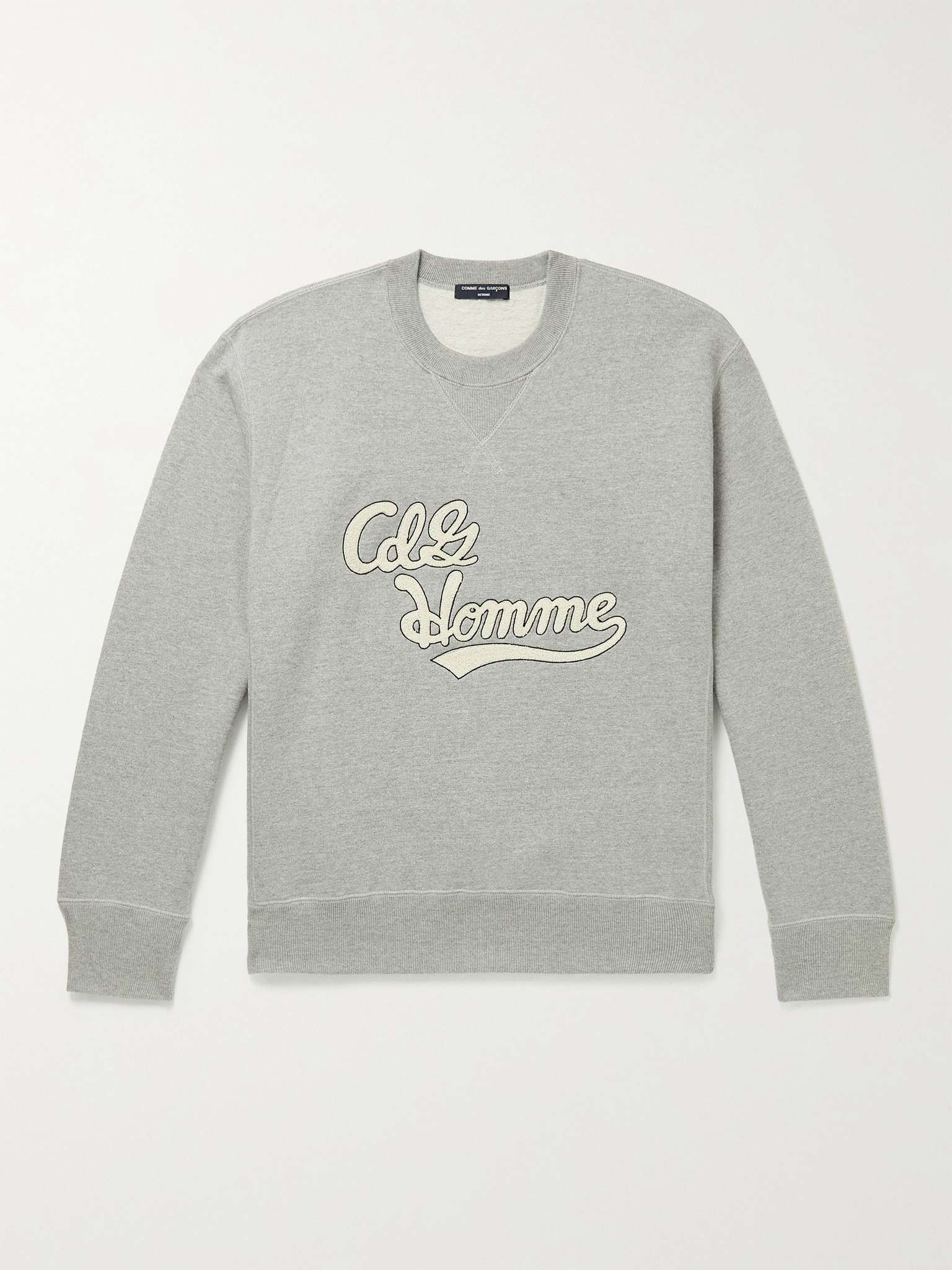 Logo-Appliquéd Cotton-Jersey Sweatshirt - 1