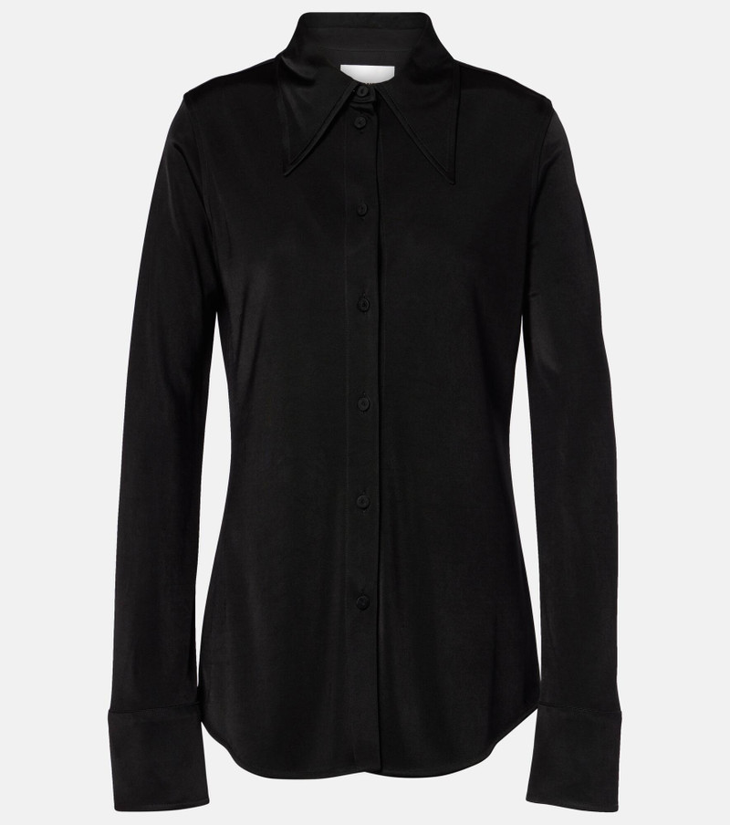 oversized collar shirt - 1