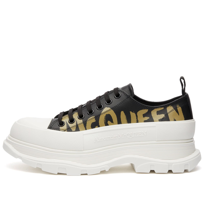Alexander McQueen Alexander McQueen Tread Slick Graffiti Sneaker outlook