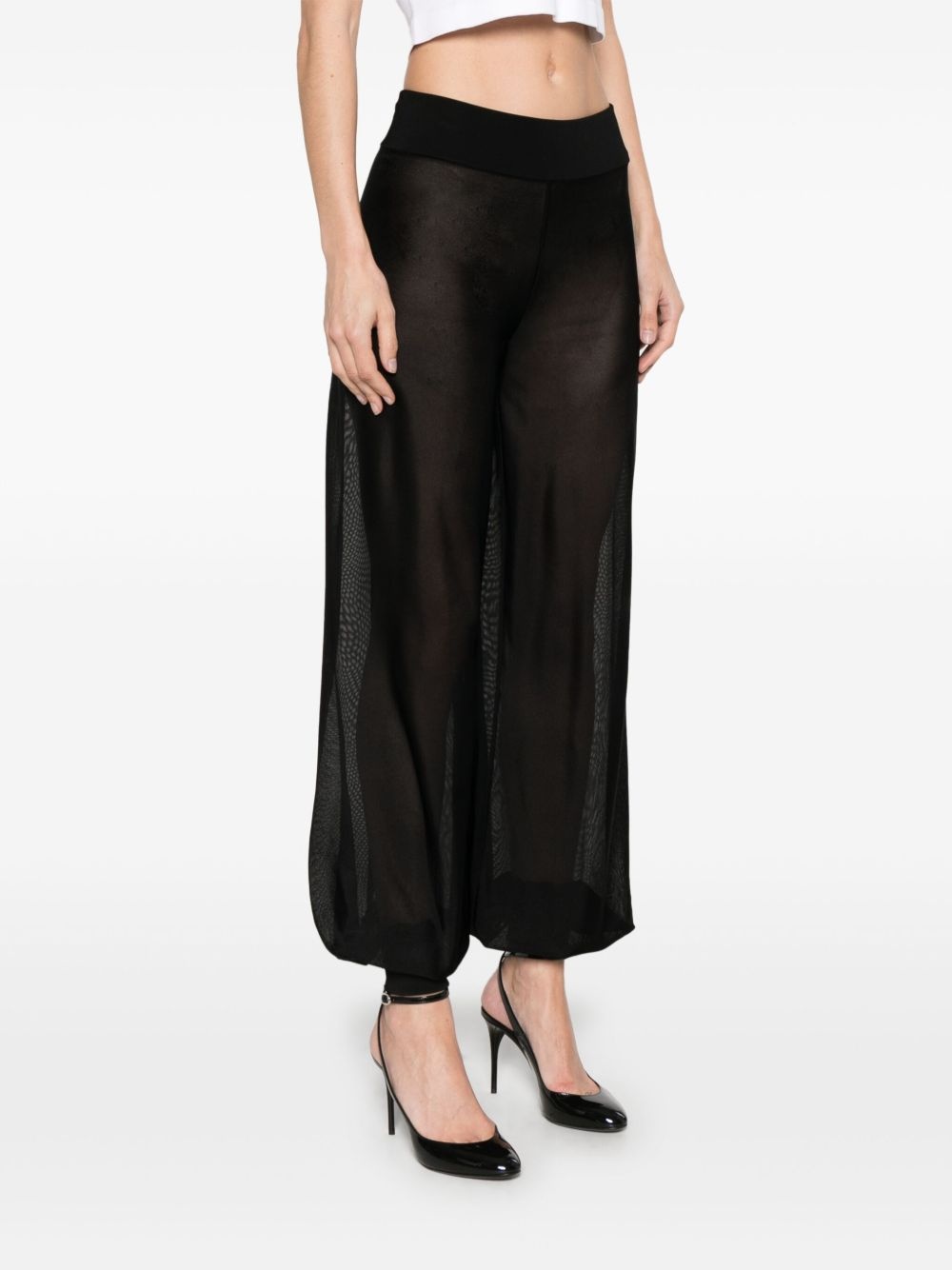 knitted balloon trousers - 3
