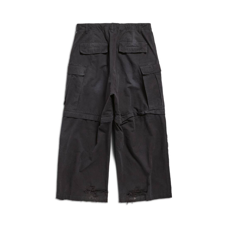 Balenciaga Large Cargo Pants in Black 6
