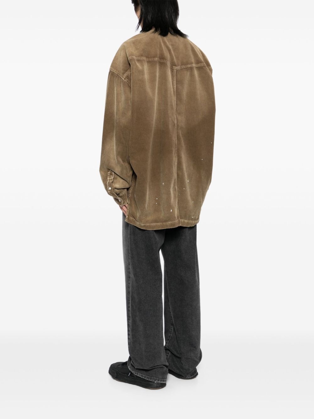 Vintage-like Corduroy Shirt - 4
