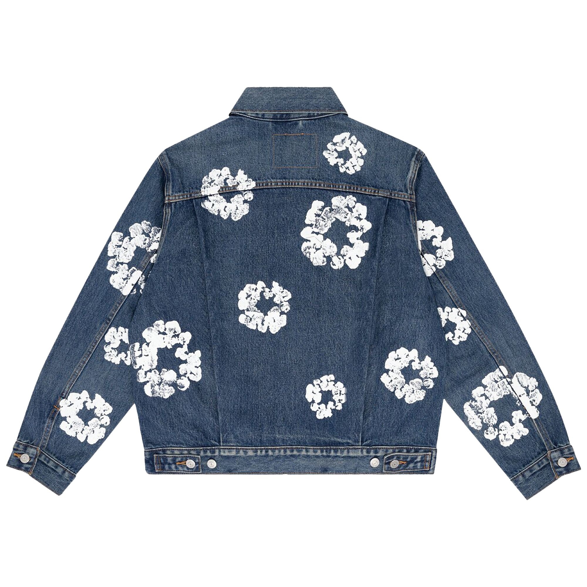 Denim Tears Type II All Over Wreath Jacket 'Dark Wash' - 2