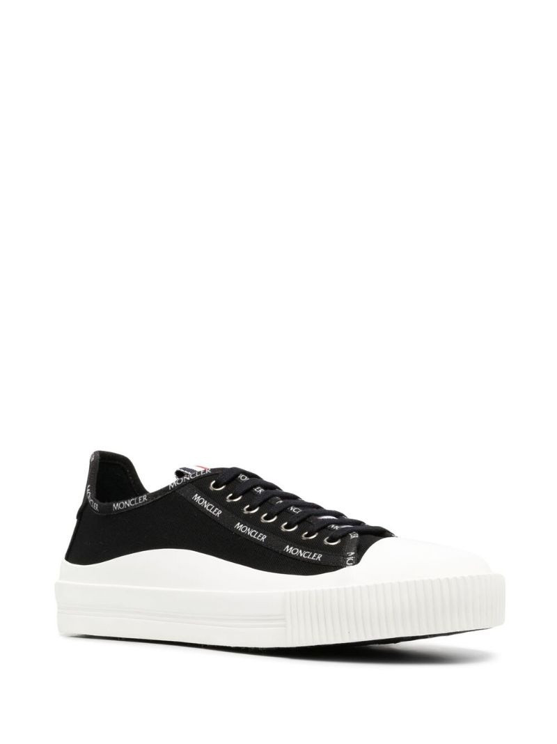 Moncler Glissiere low-top canvas sneakers outlook