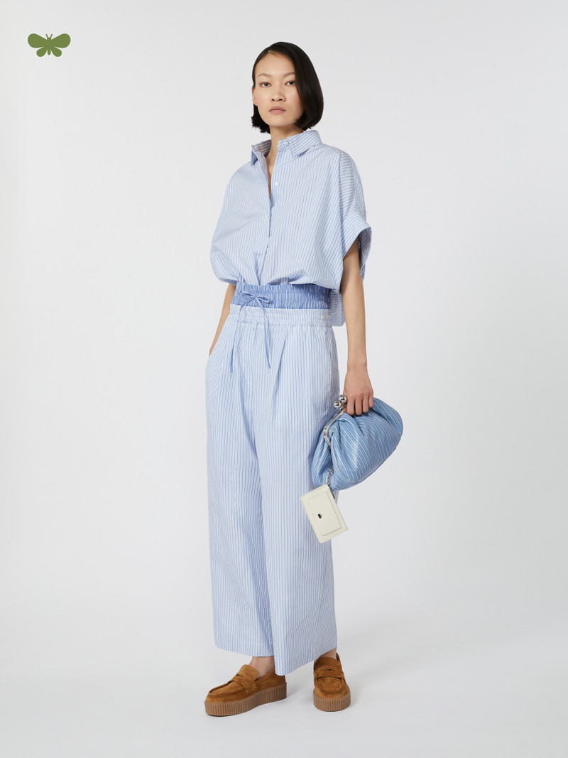 WEEKEND Max Mara FLEUR Cotton sateen trousers outlook