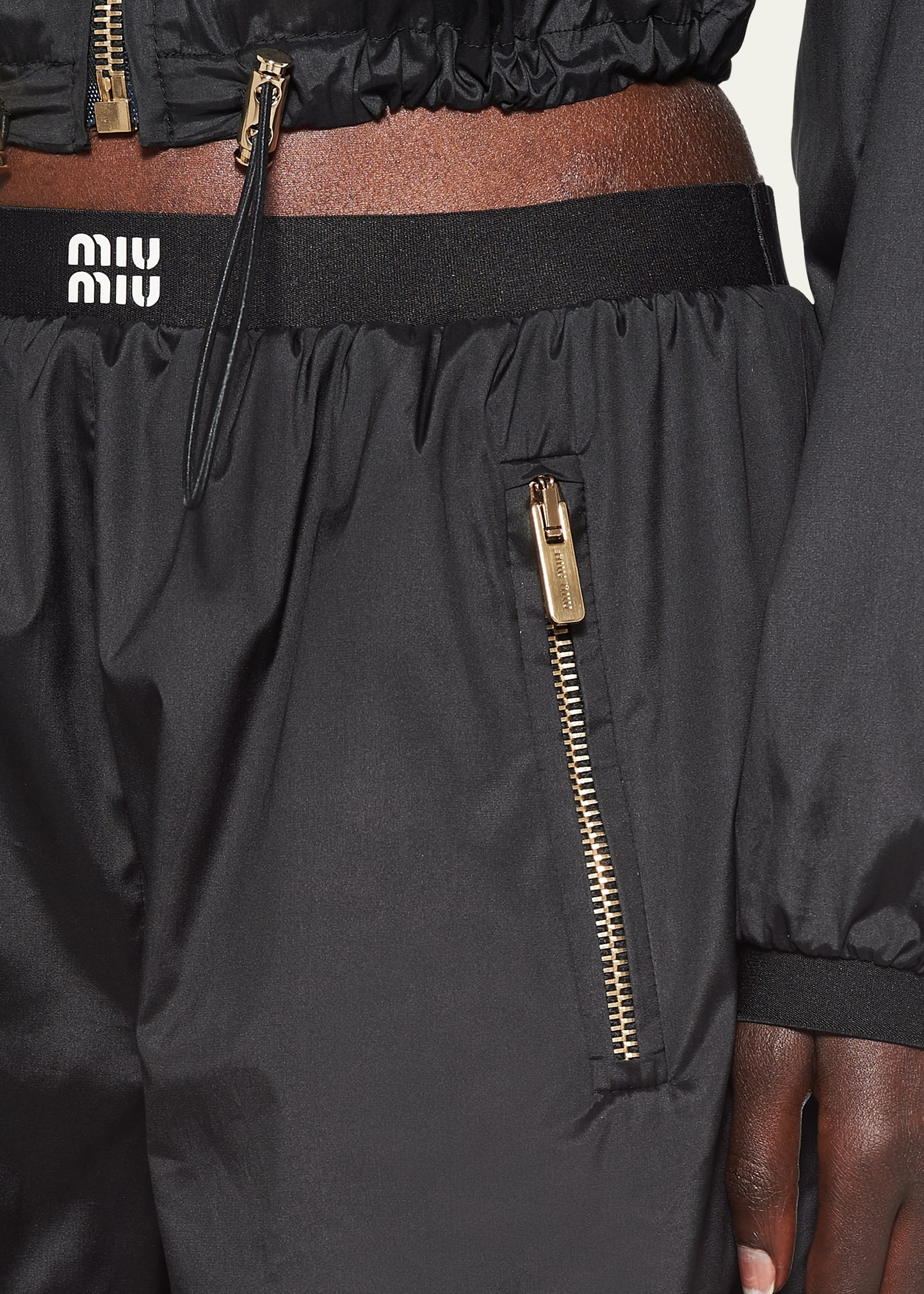 Logo-Print Technical Silk Shorts - 5