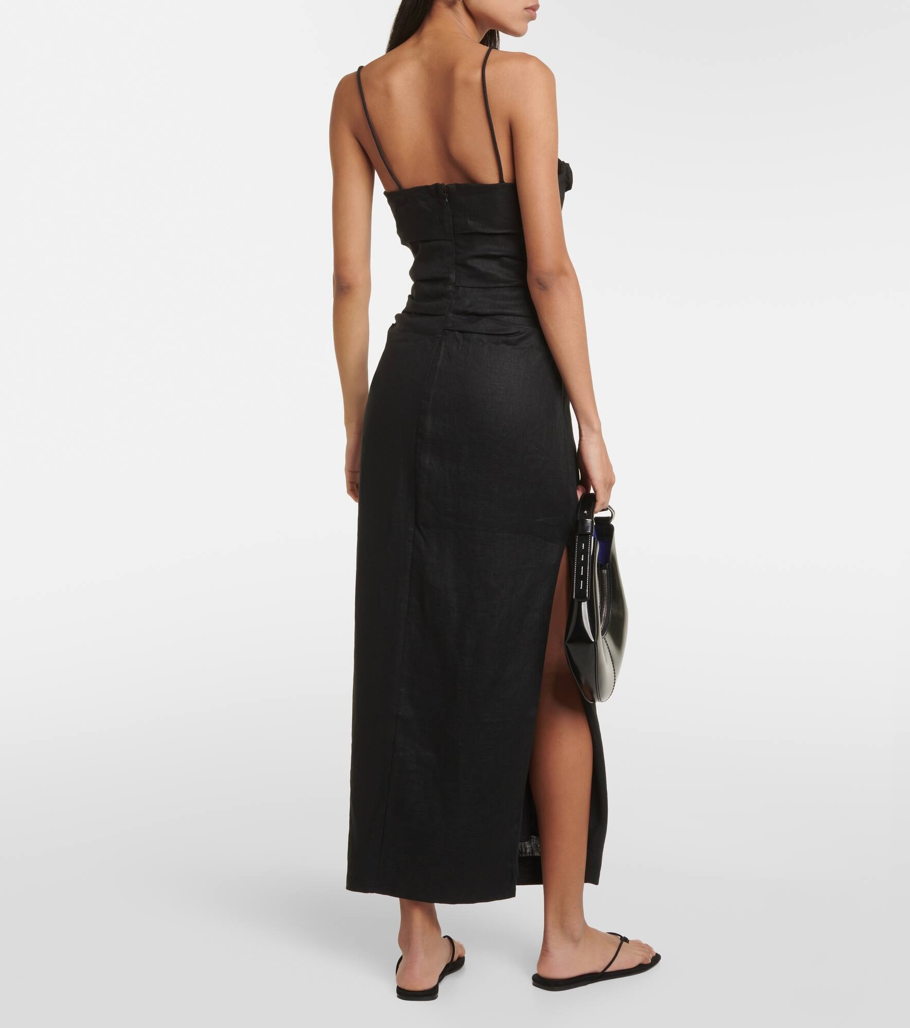 Noemi linen maxi dress - 3