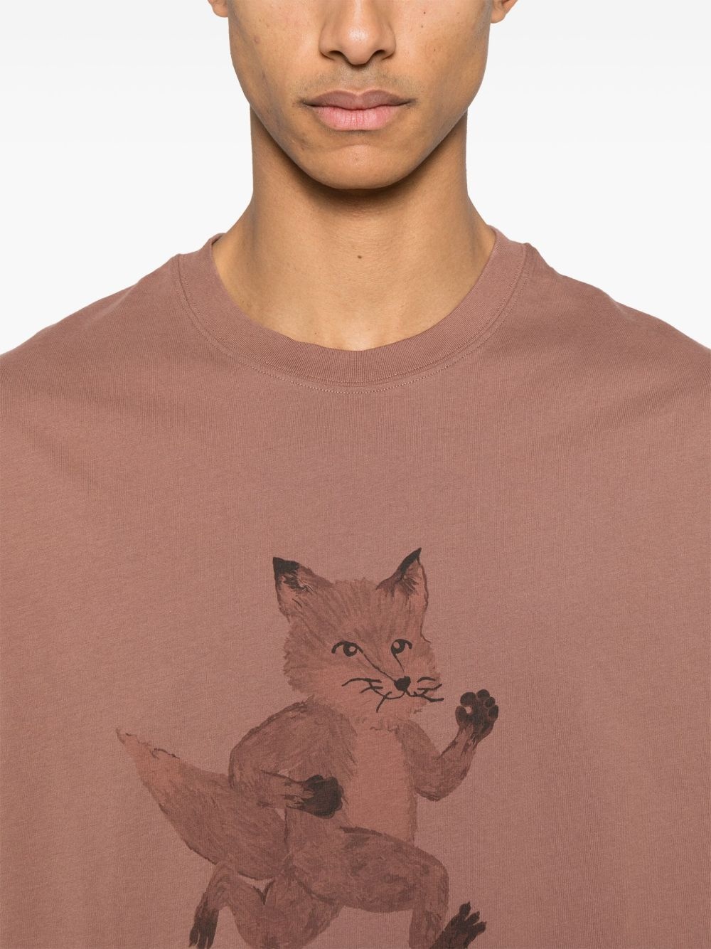 Speedy Fox-print T-shirt - 4