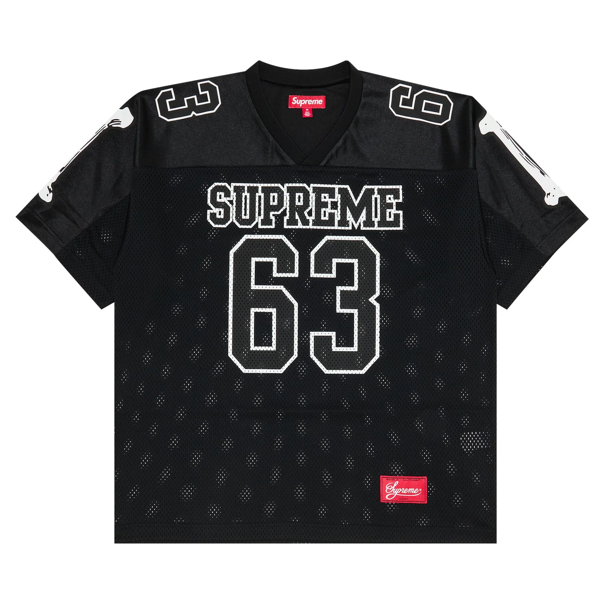 Supreme Bones Football Jersey 'Black' - 1