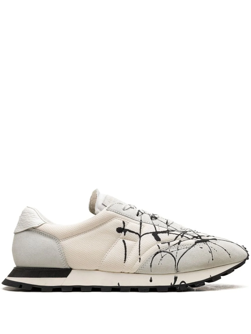 Panelled Retro Runner "Splatter" sneakers - 1