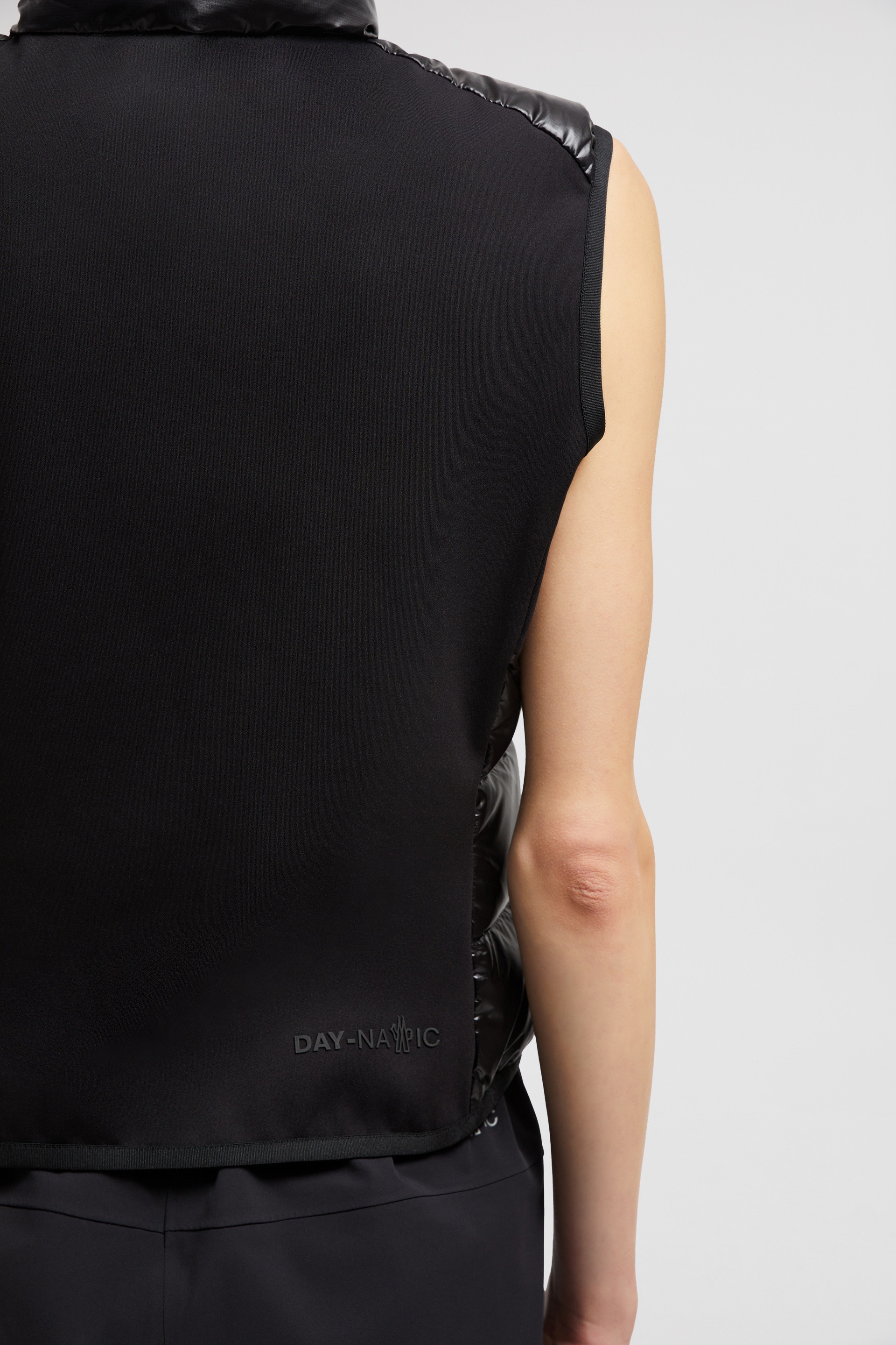 Padded Zip-Up Jersey Vest - 8