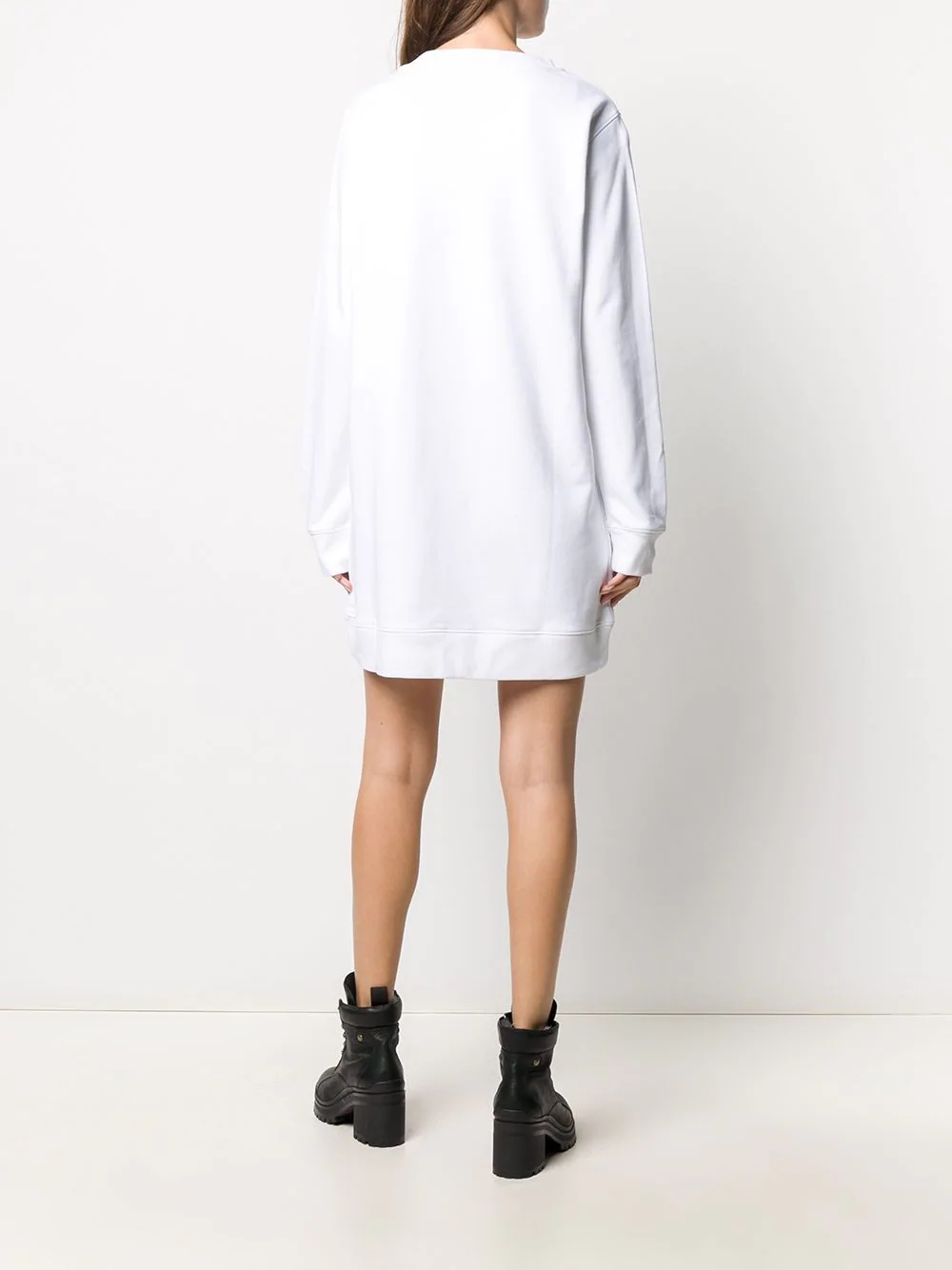 Couture logo-print sweatshirt dress - 4