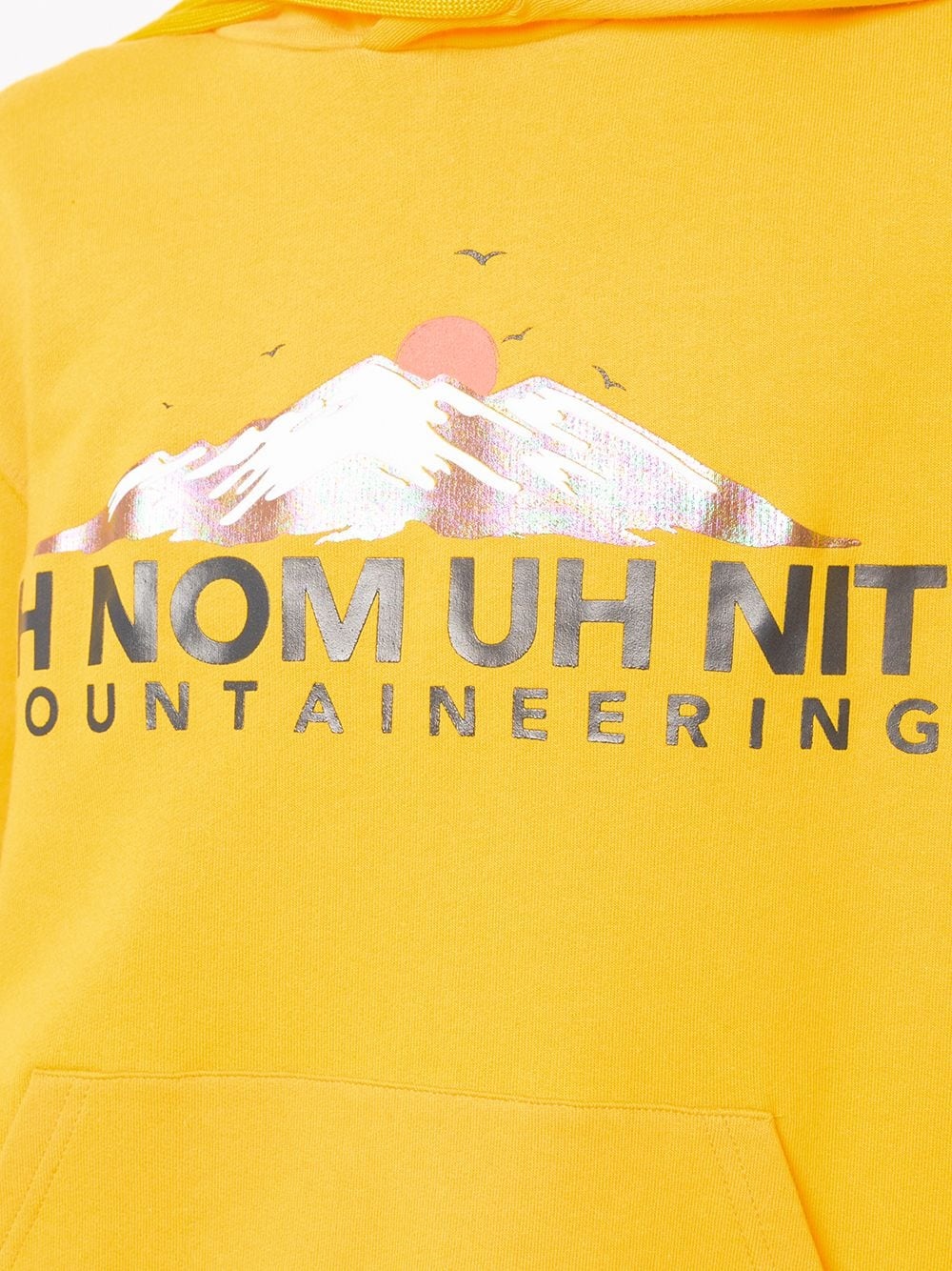 logo-print cotton hoodie - 5