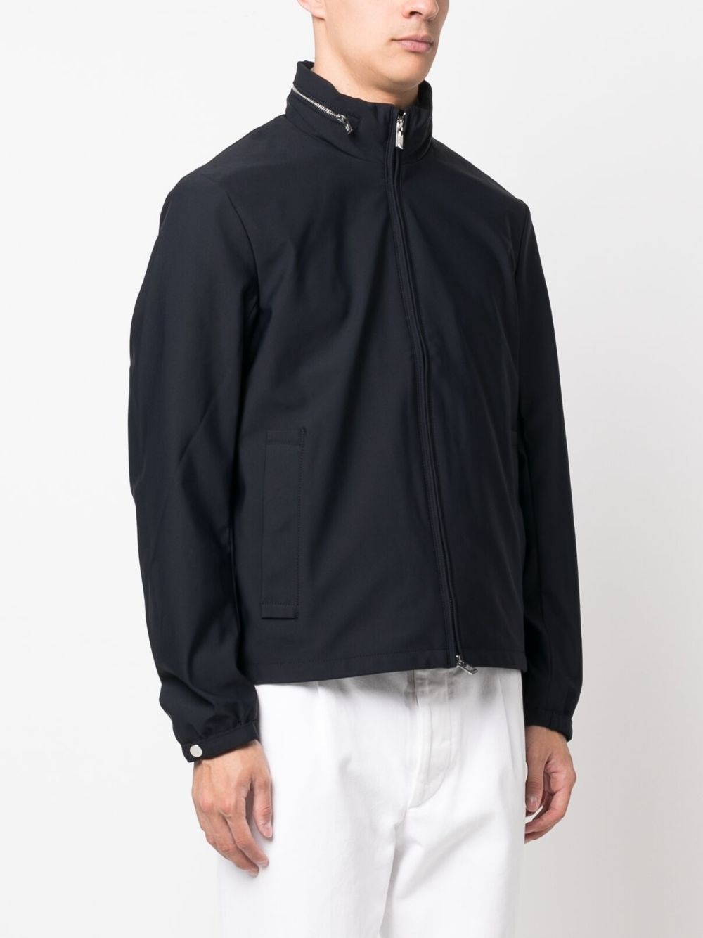 high-neck zip-up jacket - 3