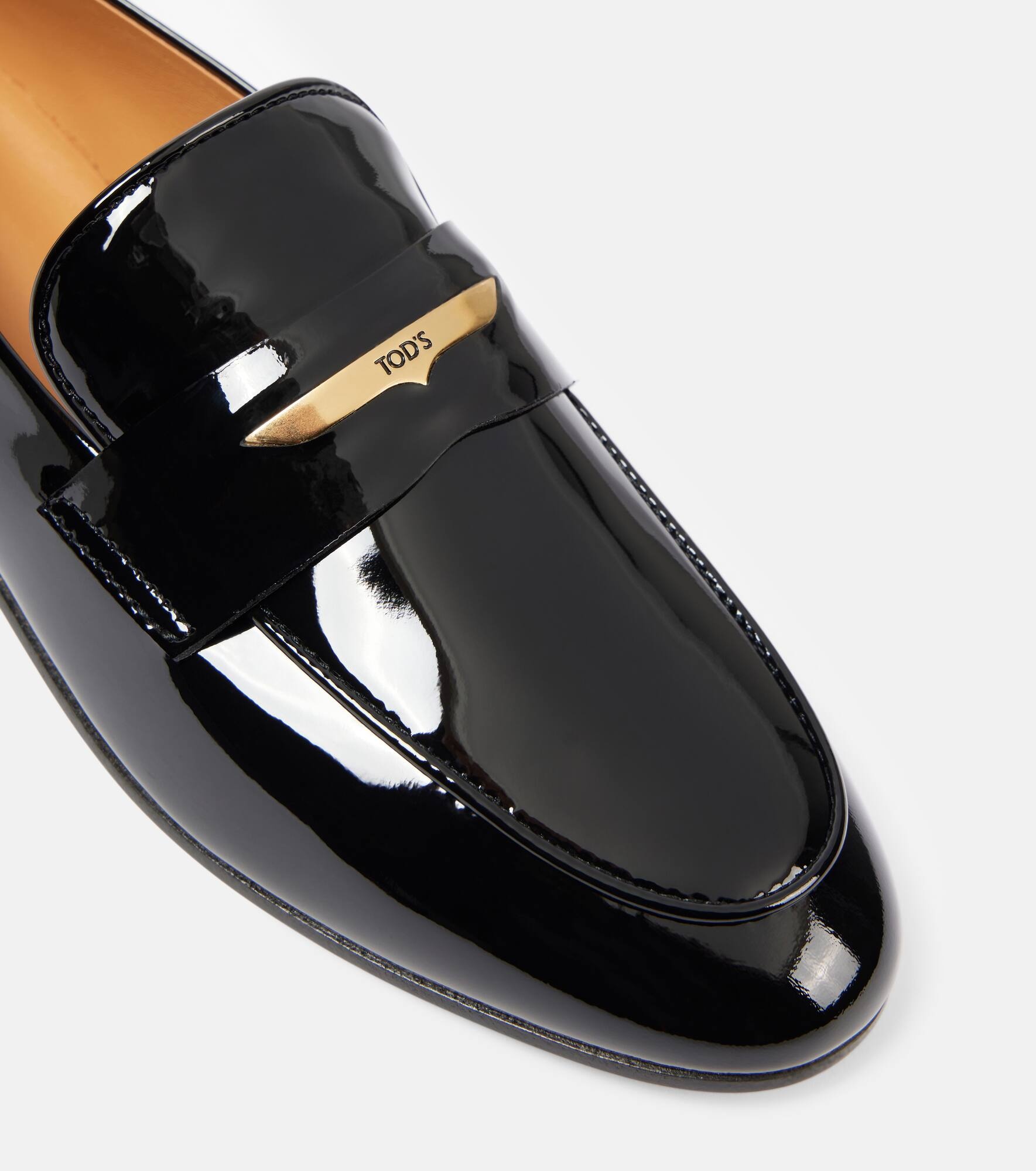 Patent leather loafers - 5