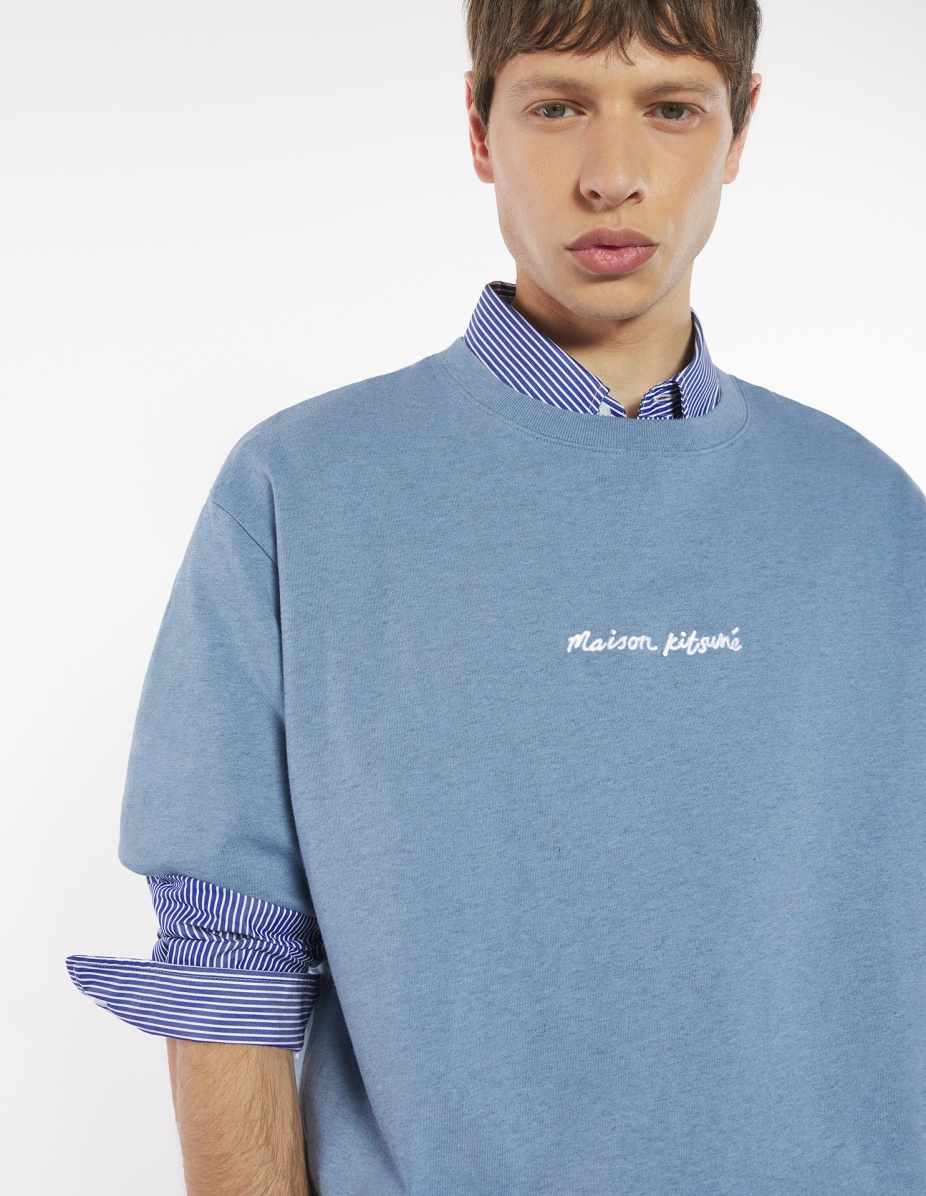 MAISON KITSUNE LINE HANDWRITING OVERSIZE TEE-SHIRT - 4