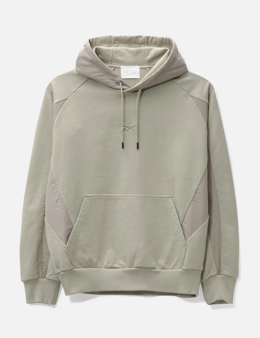 WOVEN BLOCKED HOODIE - 1