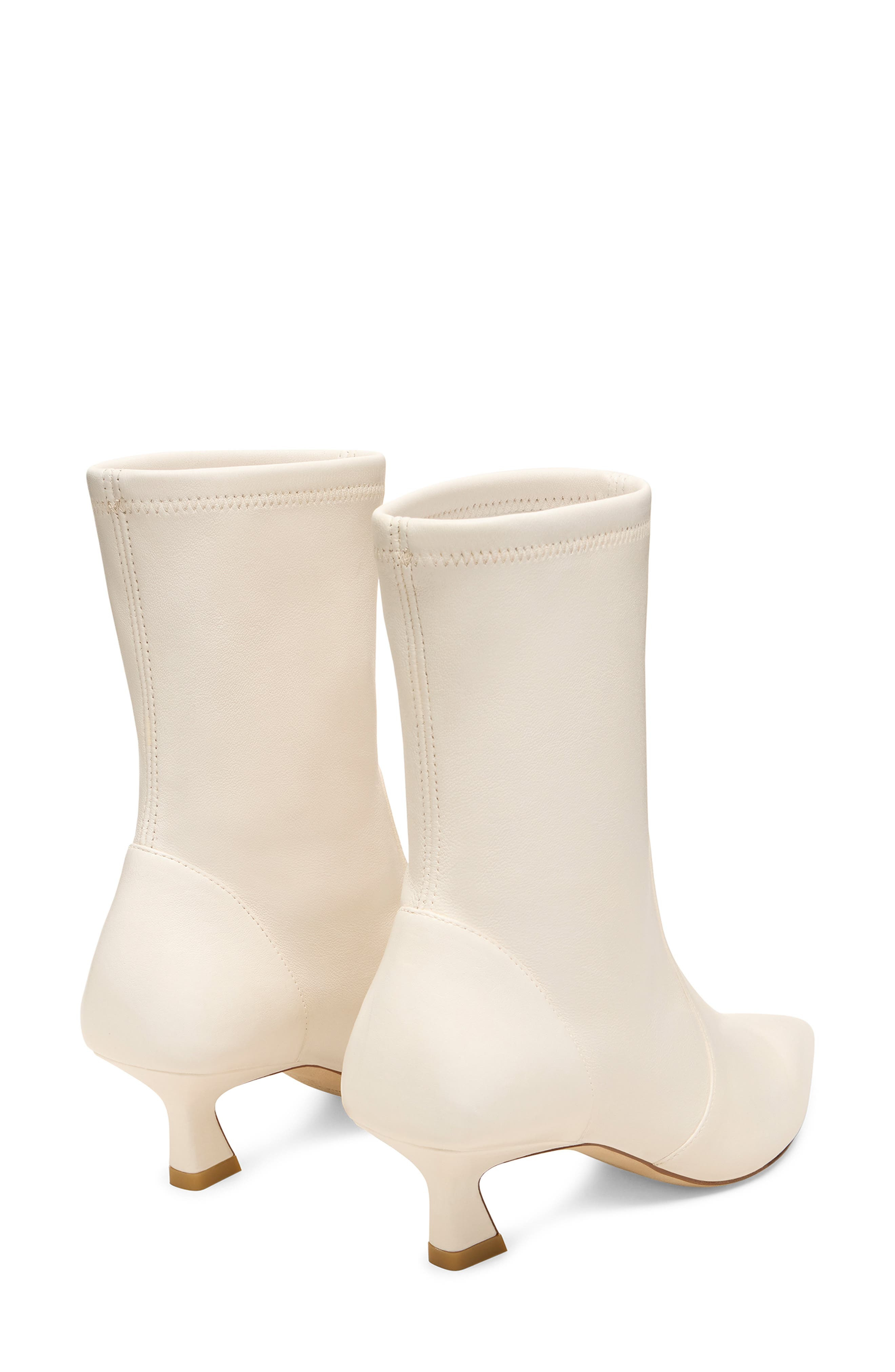 Stuart Weitzman Vinnie Bootie 50 in Cream. at Nordstrom - 4