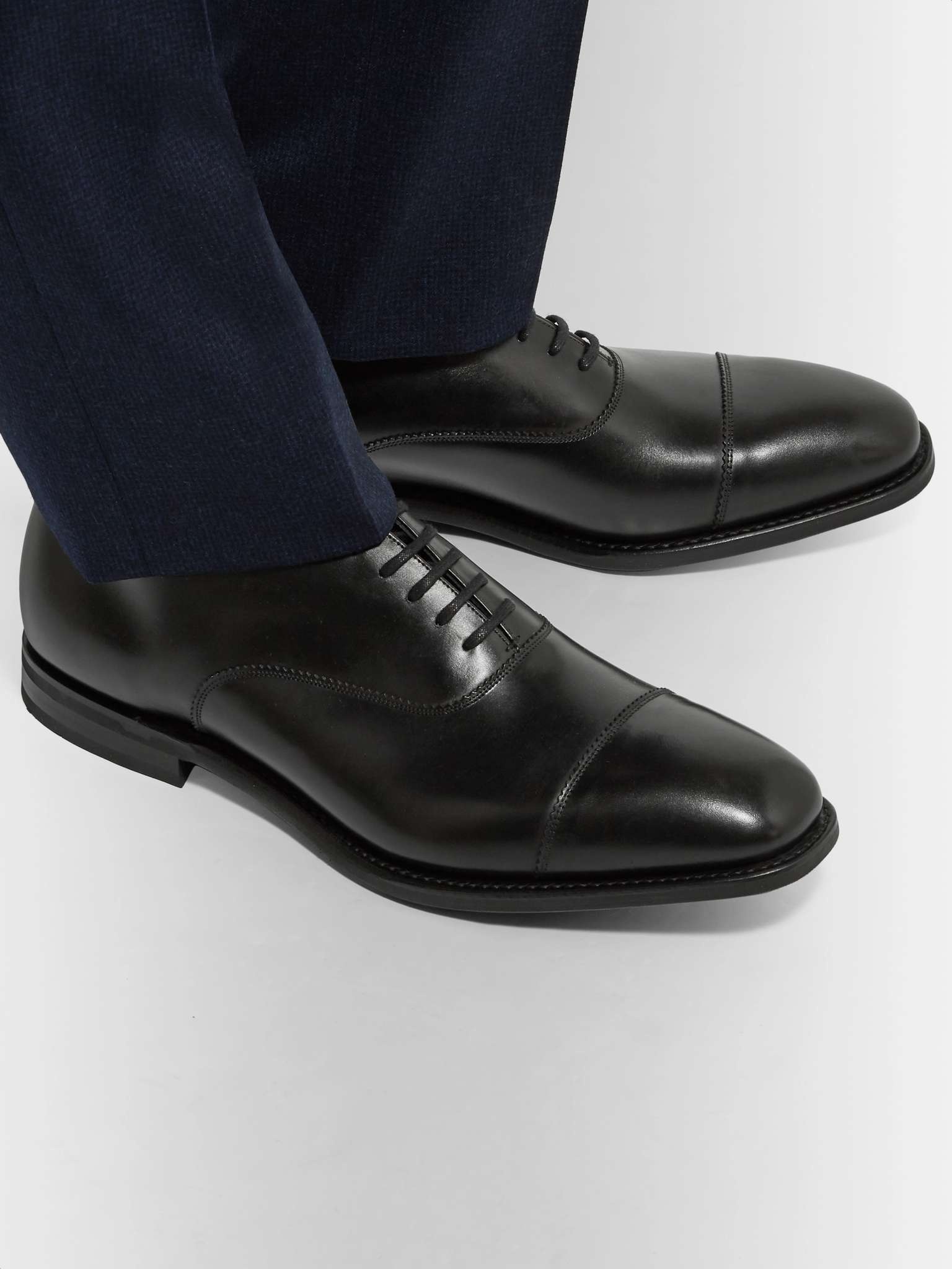 Dubai Polished-Leather Oxford Shoes - 2