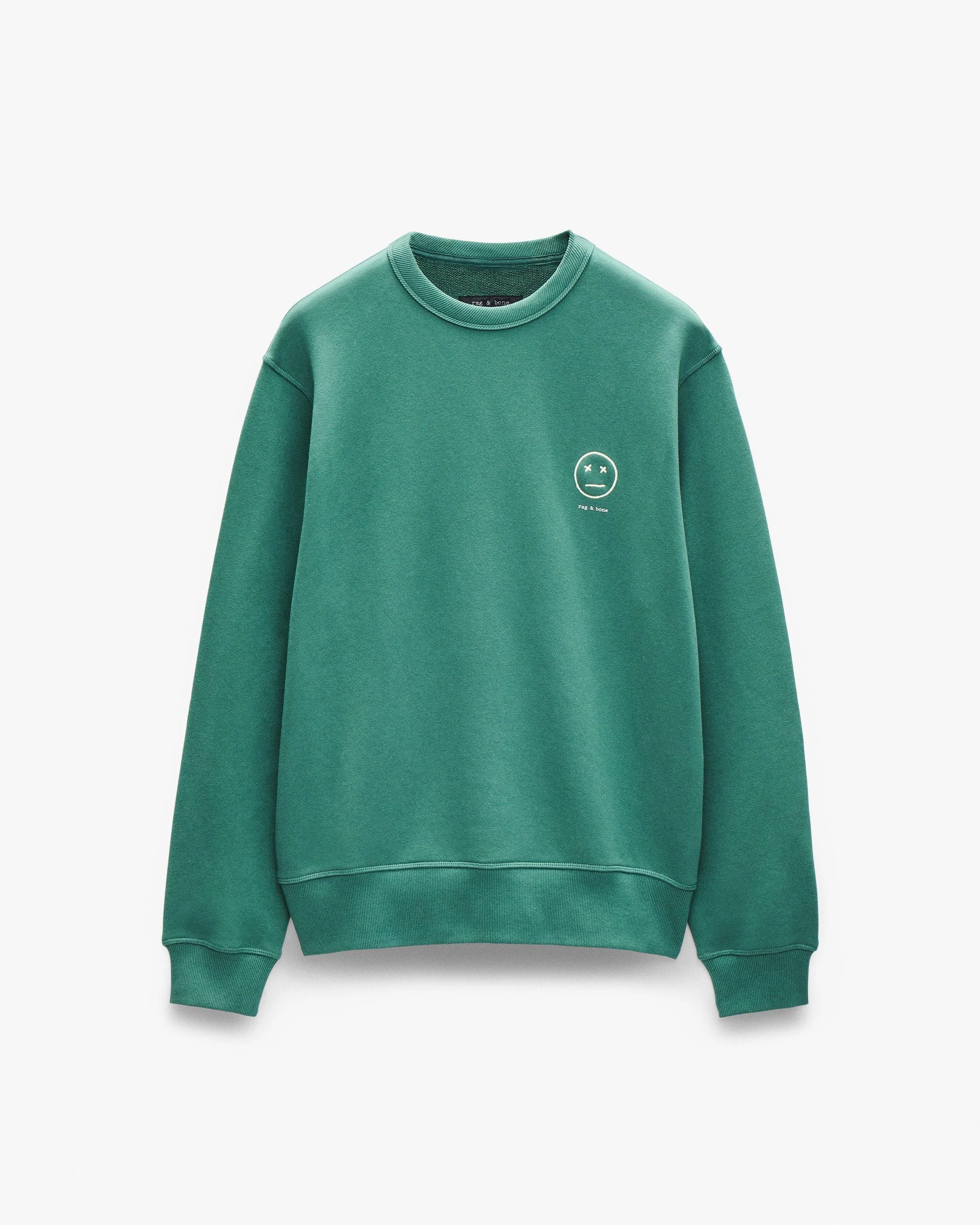 Sour Face Embroidered Sweatshirt - 1