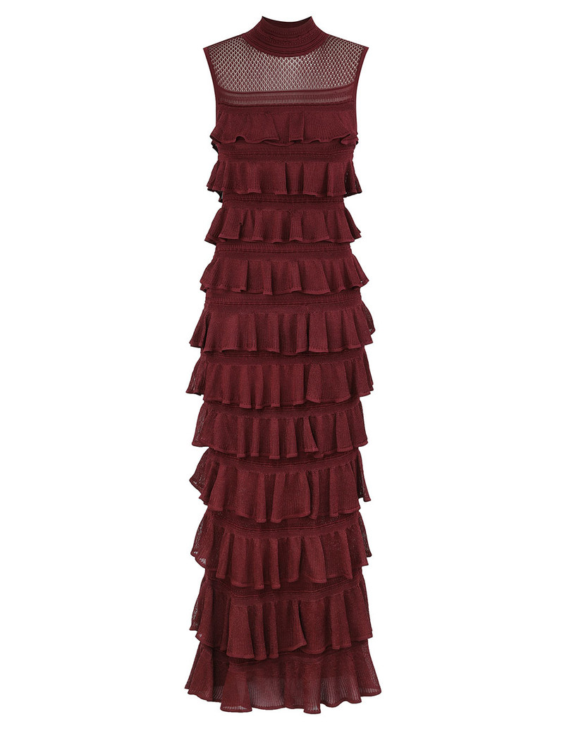 REBELLION FRILL MIDI DRESS 1