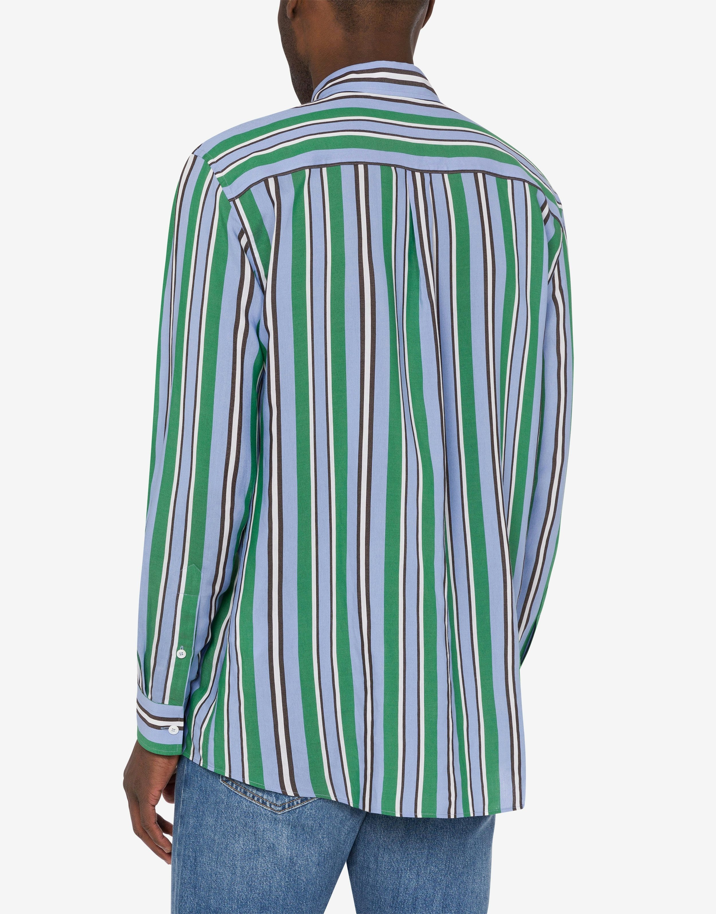 STRIPES LIGHTWEIGHT CANVAS SHIRT - 3