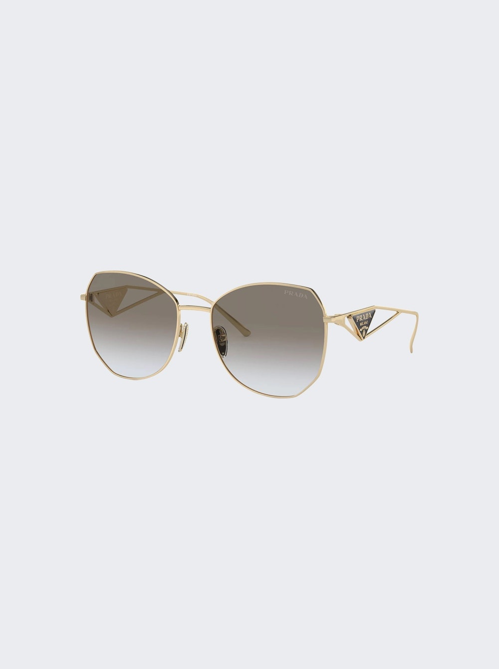 Gradient Lens Sunglasses Gold - 2