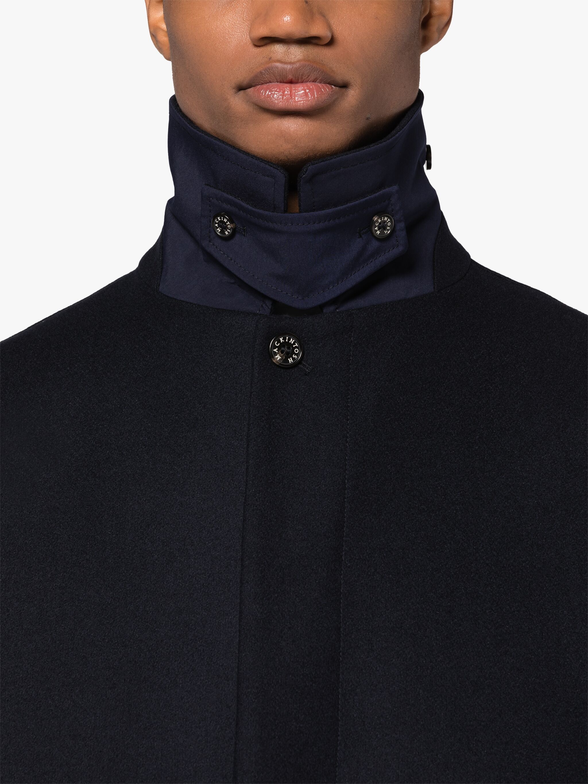 SOHO NAVY WOOL OVERCOAT - 5