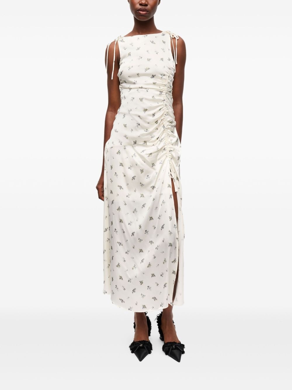 floral-print dress - 2