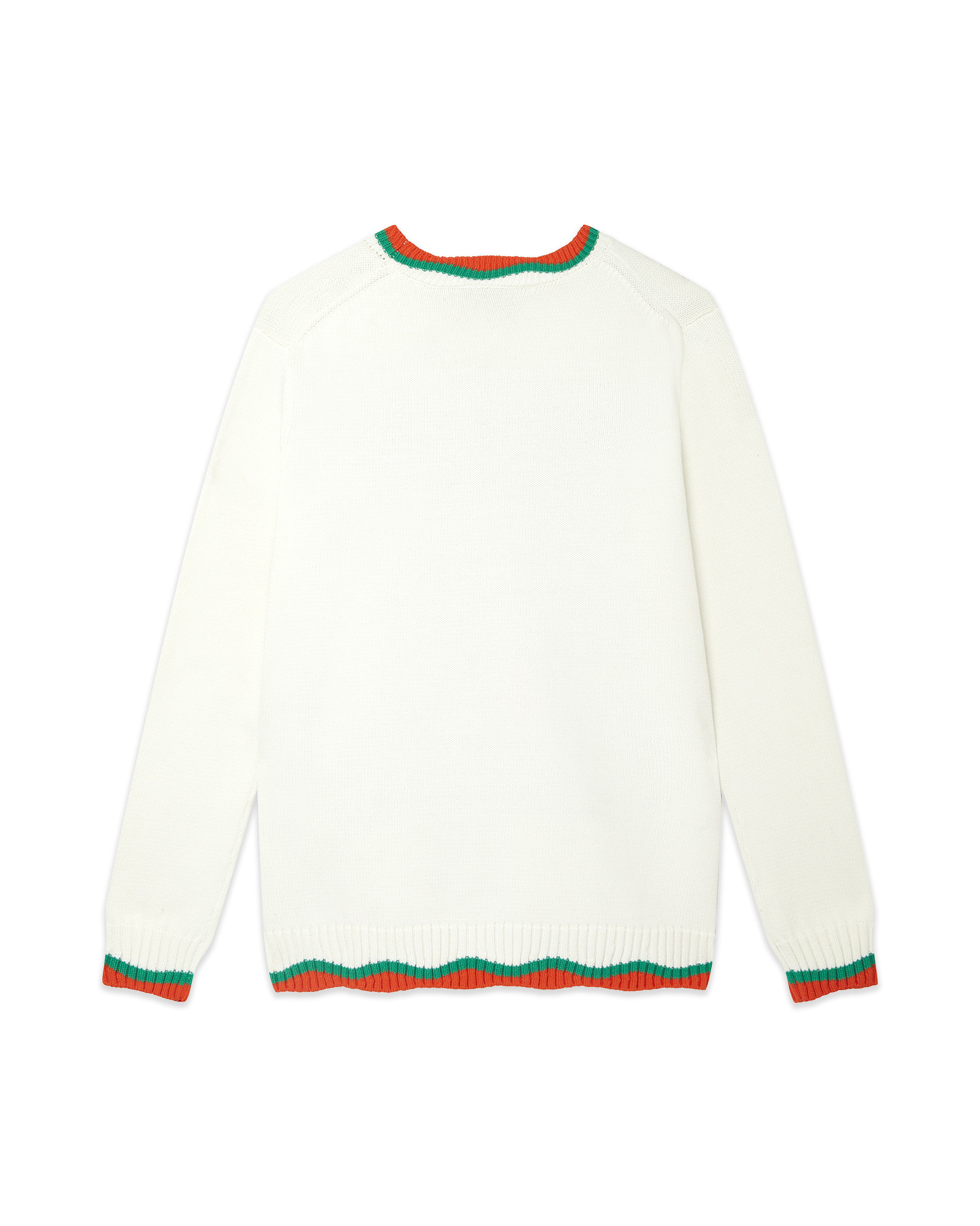 Orange Knit Sweater - 2