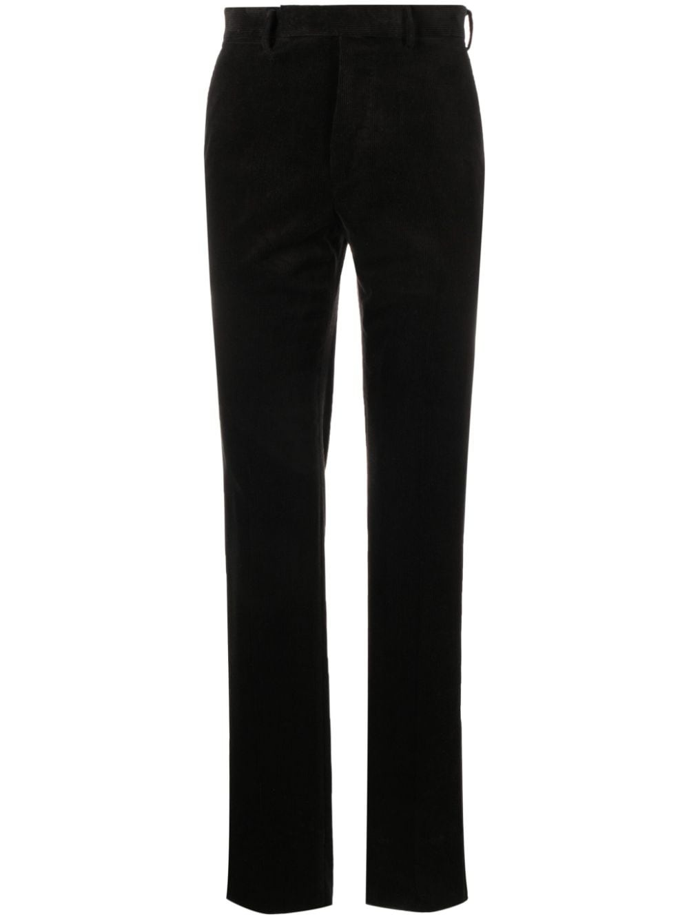 corduroy straight-leg trousers - 1