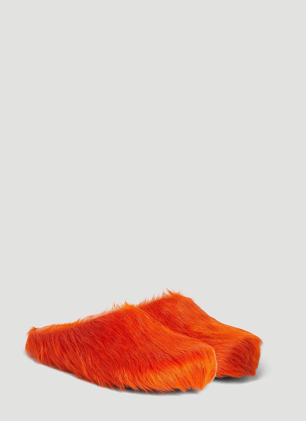 Marni Men Fussbett Sabot Hairy Mules - 3