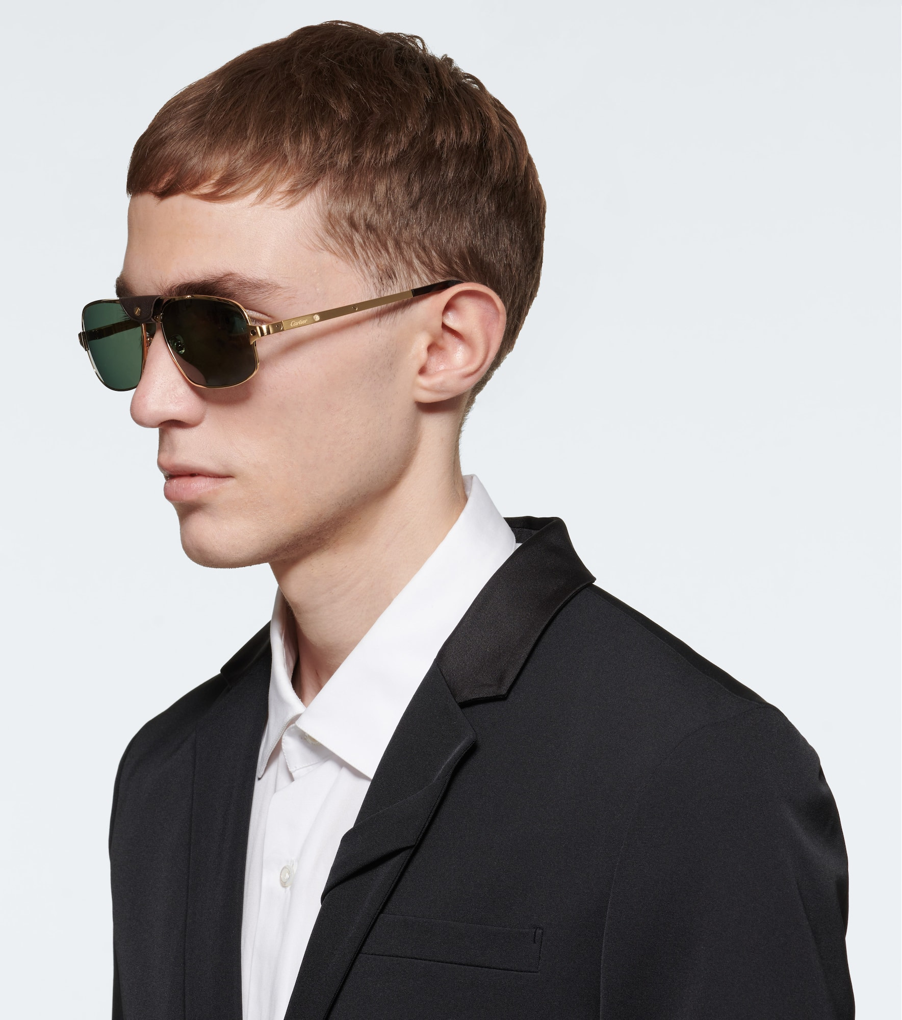 Rectangle-frame acetate sunglasses - 2