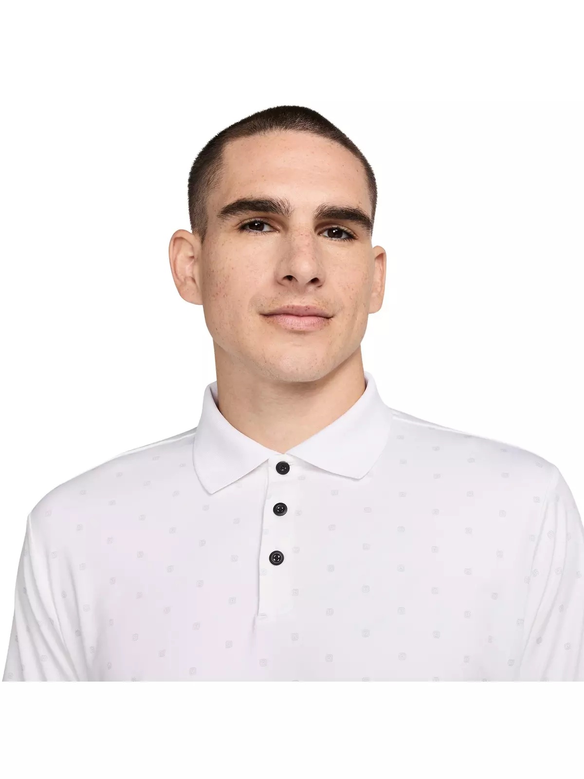 Tour Dri-Fit Men's Golf Polo-White - 3