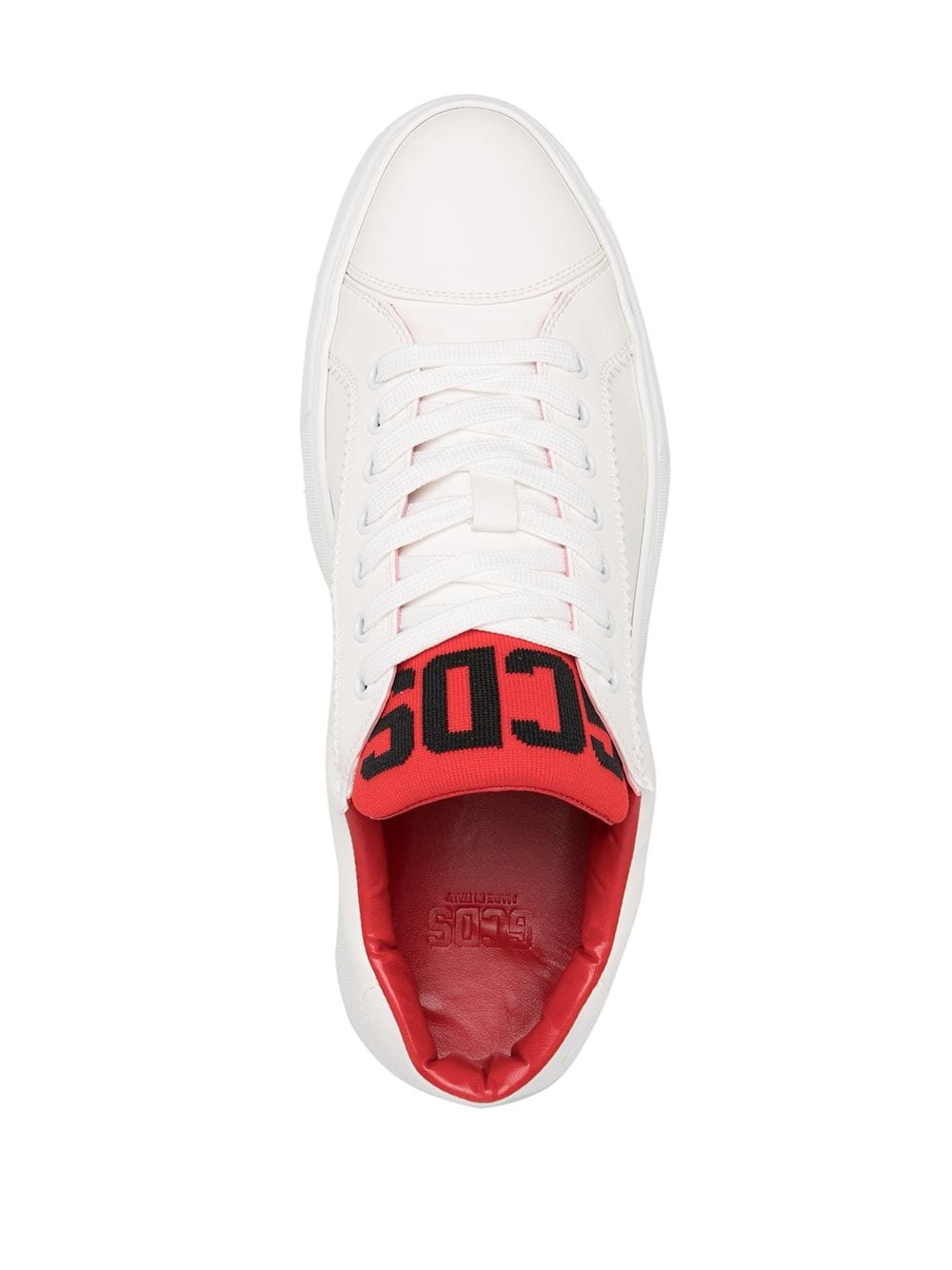 logo-print low-top sneakers - 4