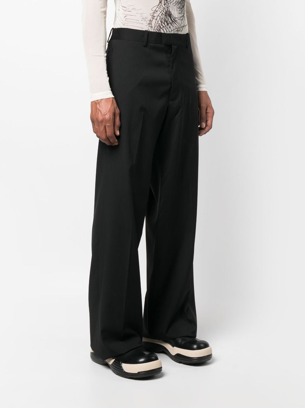 straight-leg trousers - 3