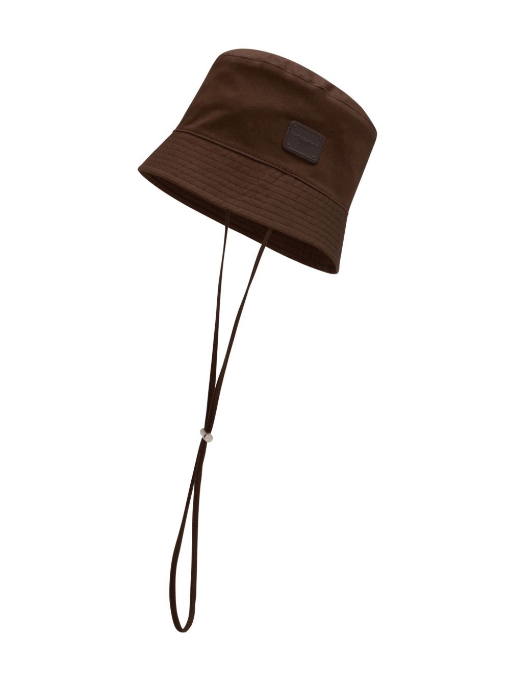 Drill logo-appliqué bucket hat - 3