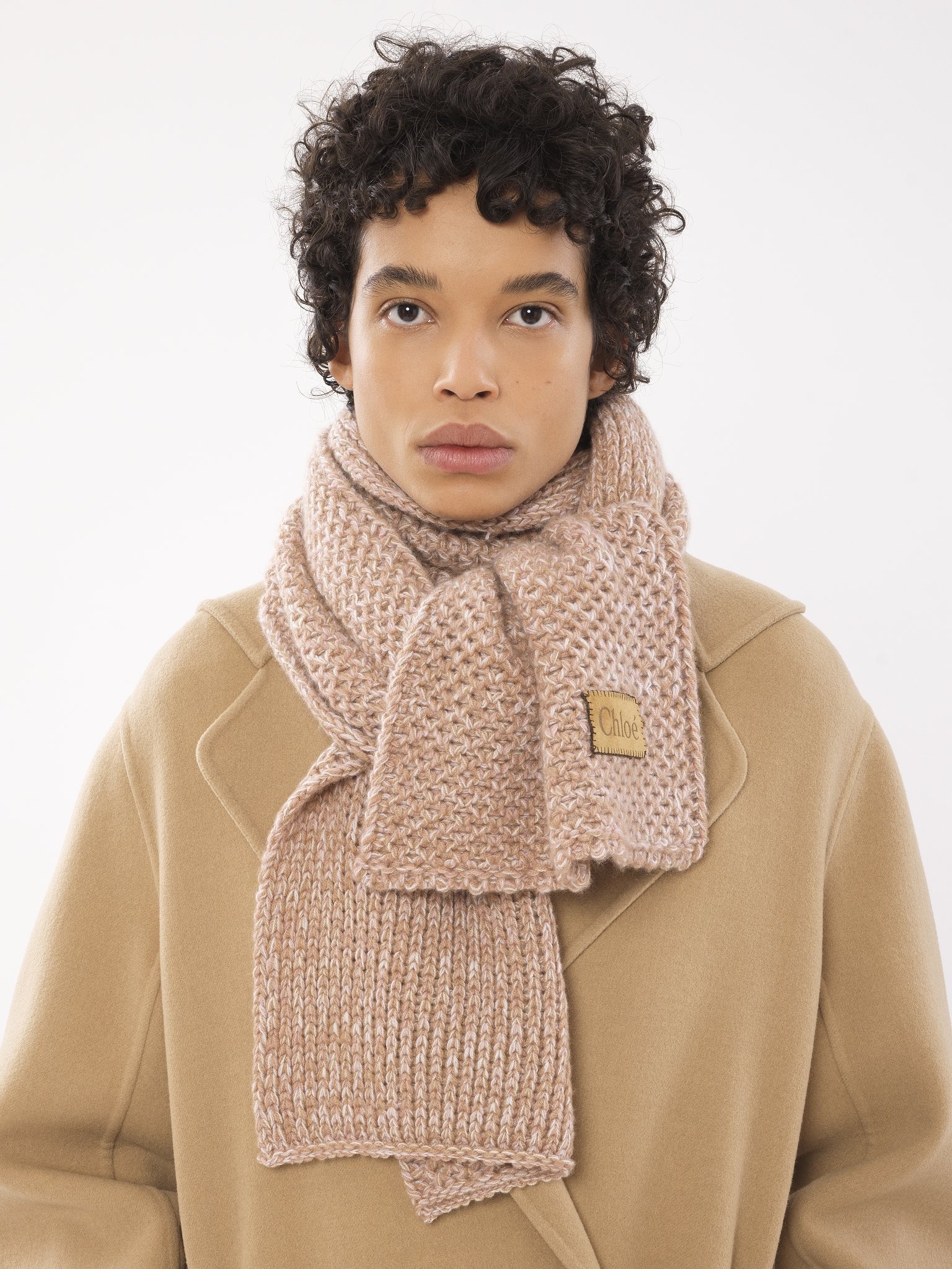 CHUNKY KNITTED SCARF - 3