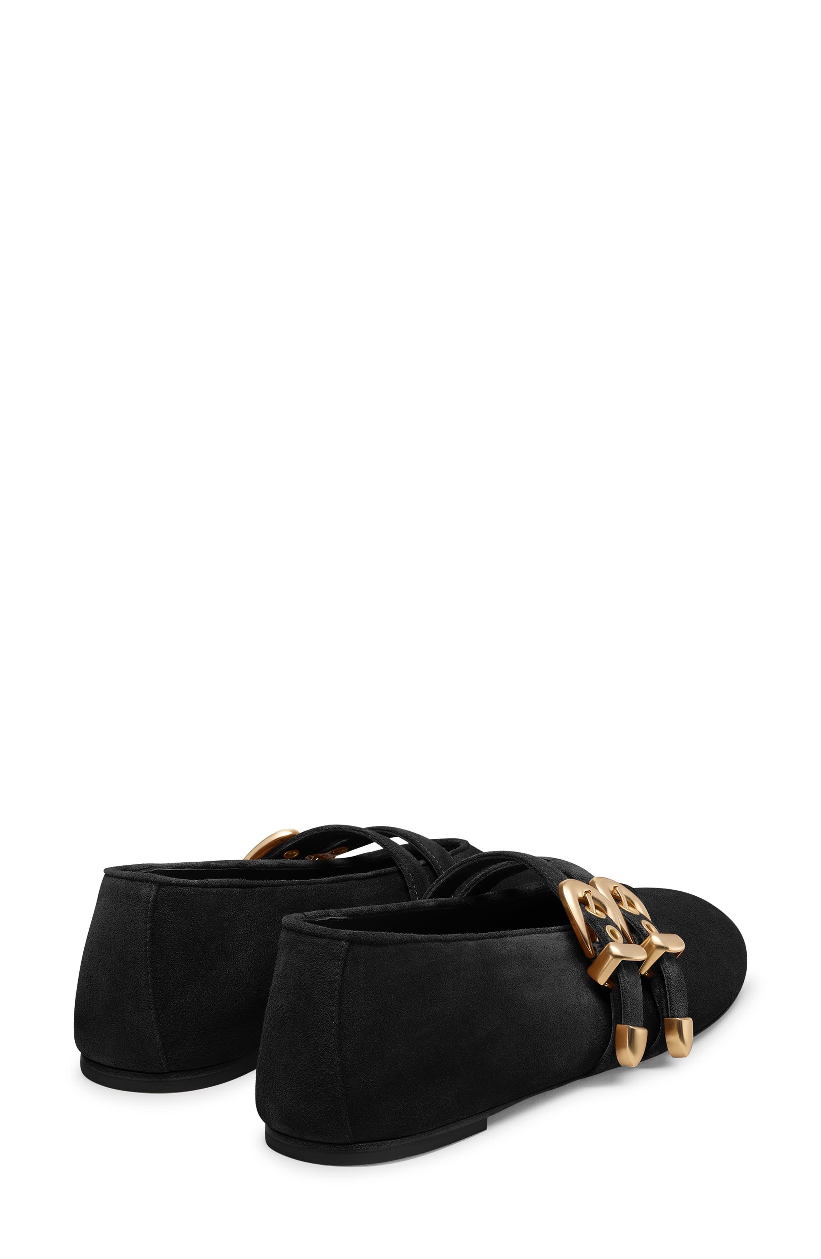 Stuart Weitzman Maven Mary Jane Flat in Black at Nordstrom - 2