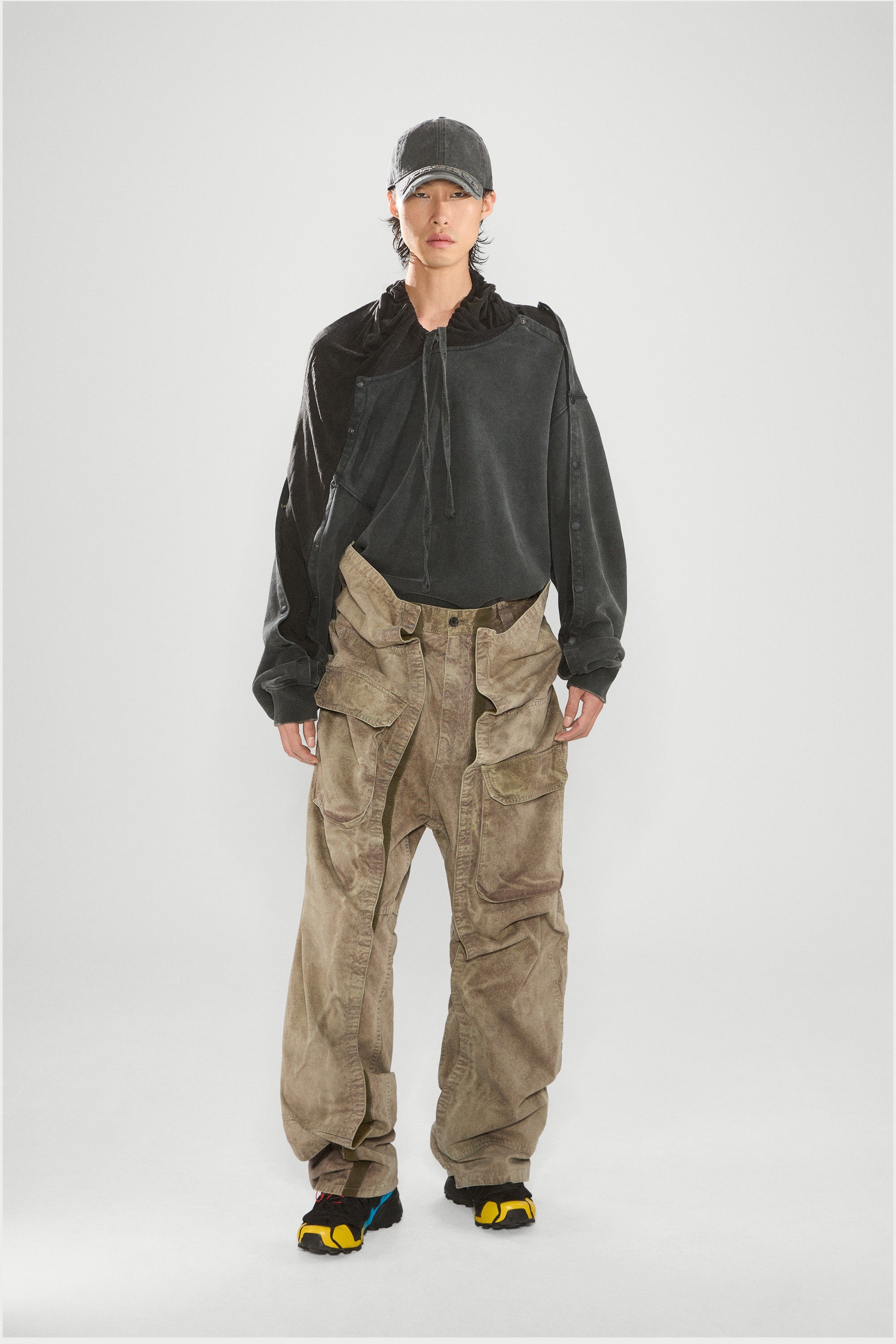 VELCRO CARGO PANTS - 1
